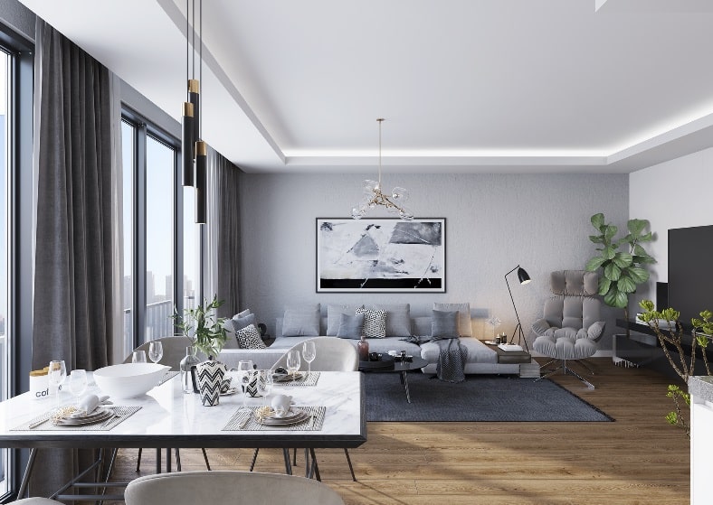 If you want to purchase spacious apartments, check out Otto Atasehir Project.