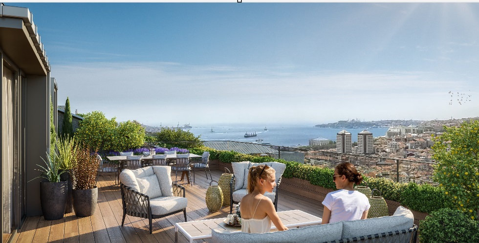 sea view apartments for sale in Referance besiktas